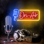 On Air Neon Sign Light Game Room Studio Neon Decor 6