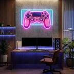 Pink Controller Art Work Led Neon Sign Light 1
