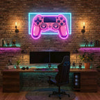 Pink Controller Art Work Led Neon Sign Light 4