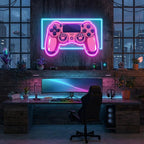 Pink Controller Art Work Led Neon Sign Light 5