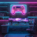 Pink Controller Art Work Led Neon Sign Light 8