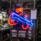 Shooting Games LED Neon Sign Light Pop Art 7