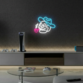 Skull Neon Light Signs Wall Decor for Gaming Room 0