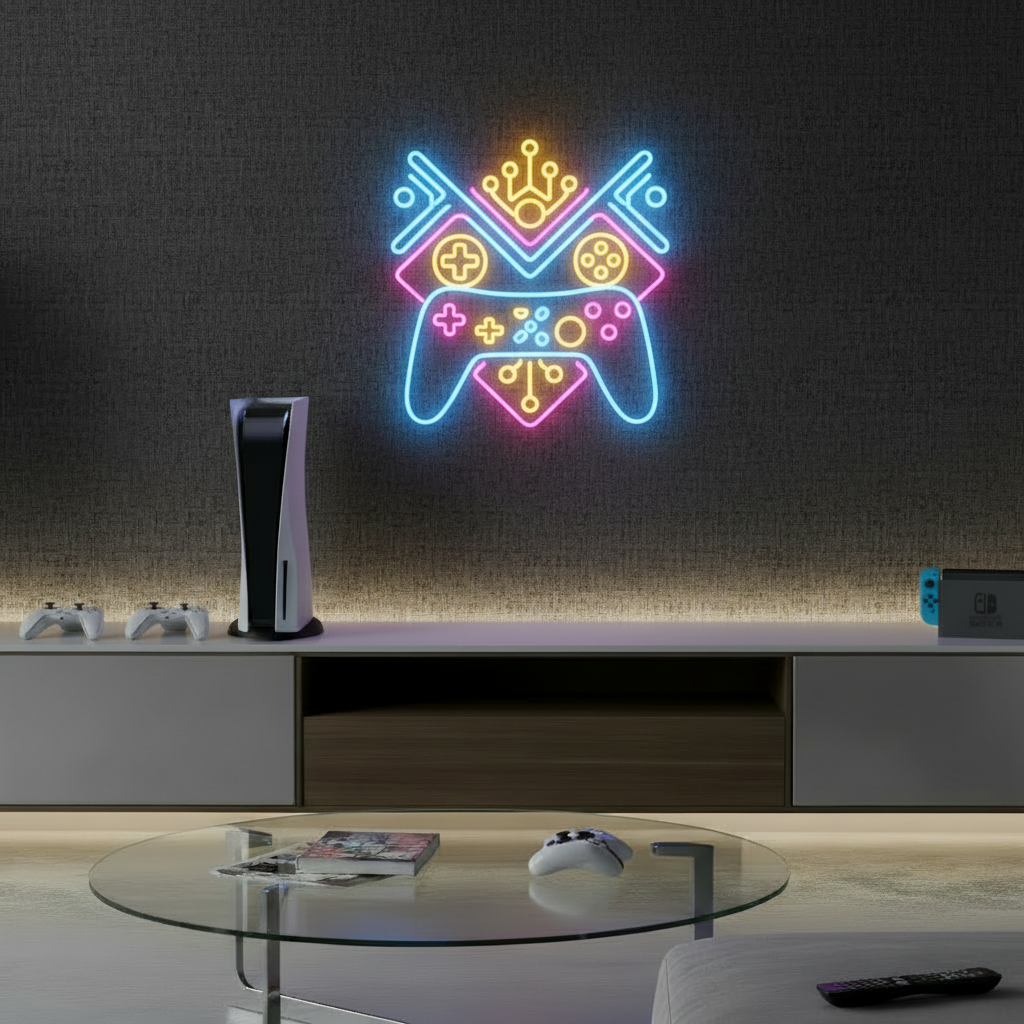 Smiley Face Flower Led Neon Sign Room Decor Sign 0