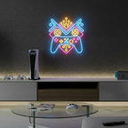 Smiley Face Flower Led Neon Sign Room Decor Sign 0