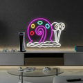Snail Cartoon Led Neon Sign Gaming Room Decor Sign 0