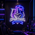 Spartans Gaming Streamer LED Neon Sign Light Pop Art 0