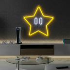 Star Neon Sign Gaming Room Decor Sign 1