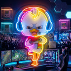 The Gamers Duck Esport LED Neon Sign Light Pop Art 1