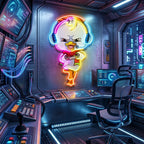 The Gamers Duck Esport LED Neon Sign Light Pop Art 3