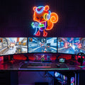 The Gamers Squirrel Esport LED Neon Sign Light Pop Art 0