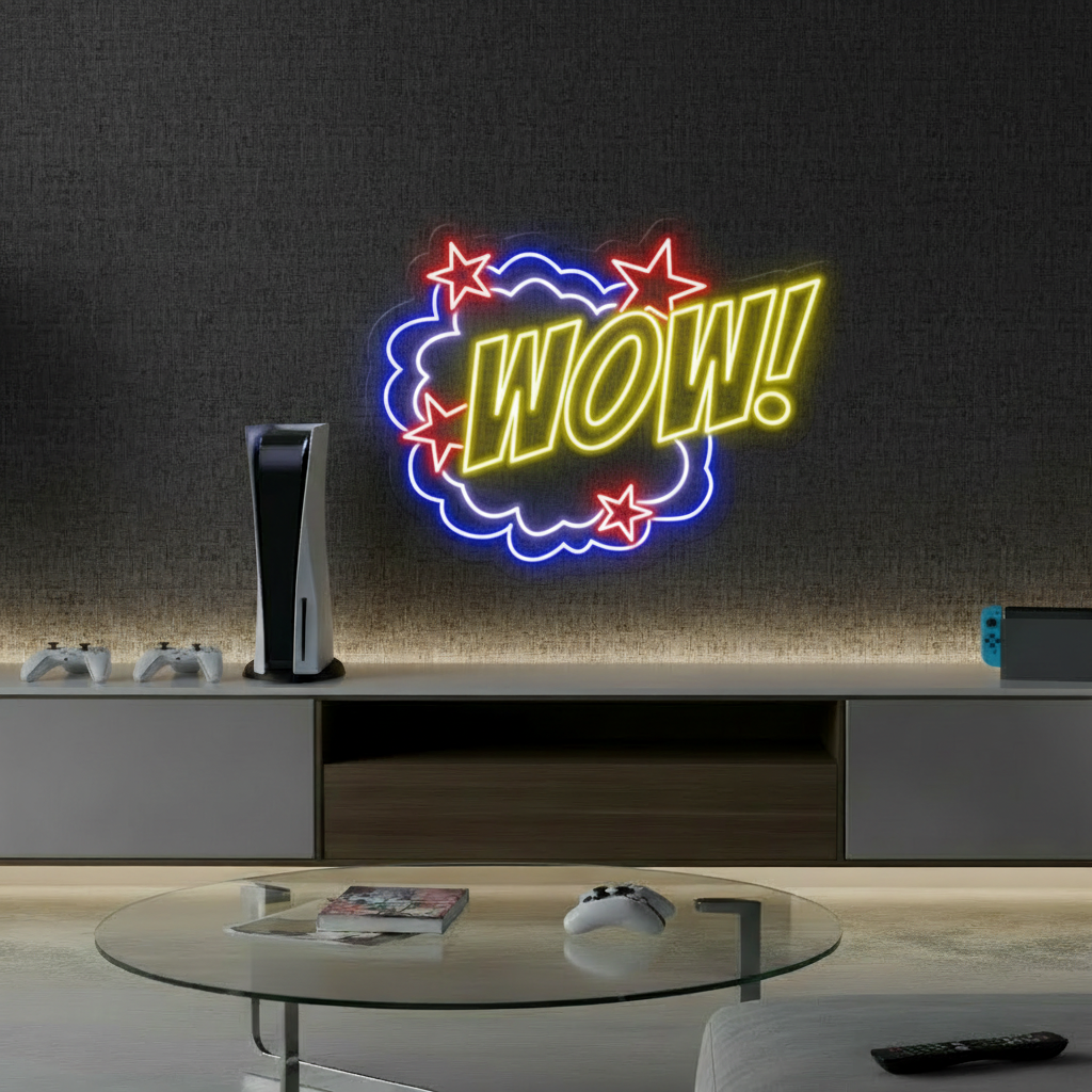 WOW Led Neon Sign 3