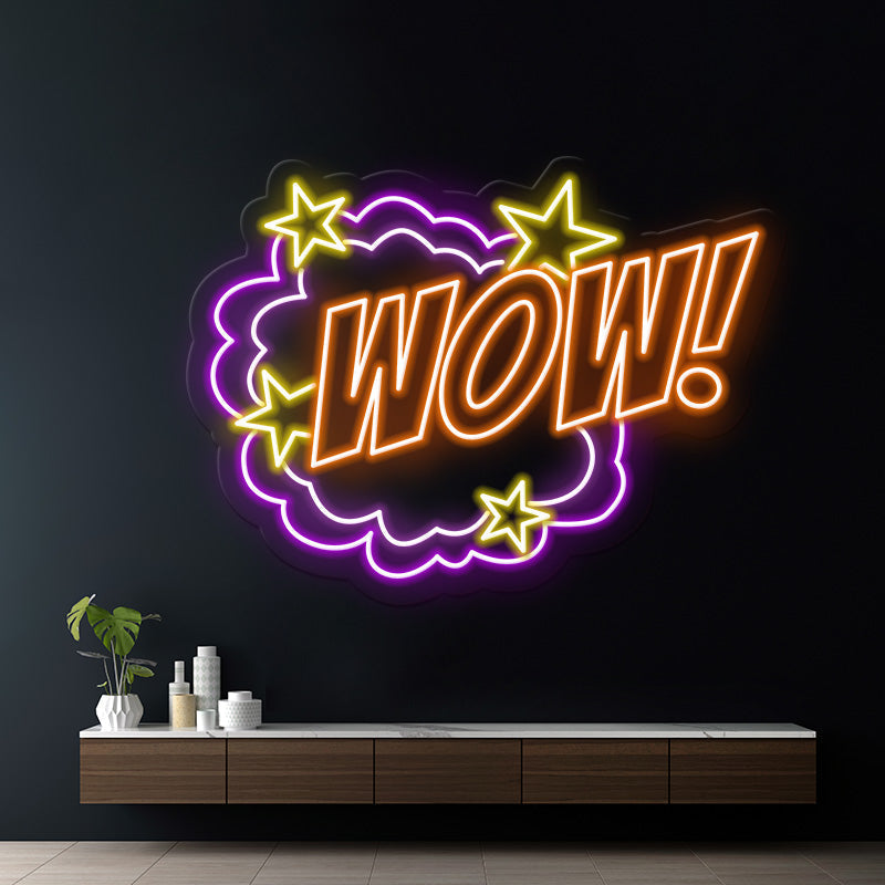 WOW Led Neon Sign 4
