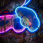 Wolf Mascot Gaming LED Neon Sign Light Pop Art 10